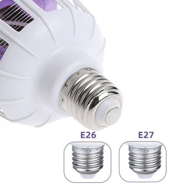 Bug Zapper Light Bulbs 15W AC110/220V LED Mosquito Killer Bulb E27 LED Bulb Home Lighting Bug Zapper Trap Lamp Insect Anti Mosquito Repeller Light Bug Zapper Light Bulbs 15W AC110/220V LED Mosquito Killer Bulb E27 LED Bulb Home Lighting Bug Zapper Trap Lamp Insect Anti Mosquito Repeller Light