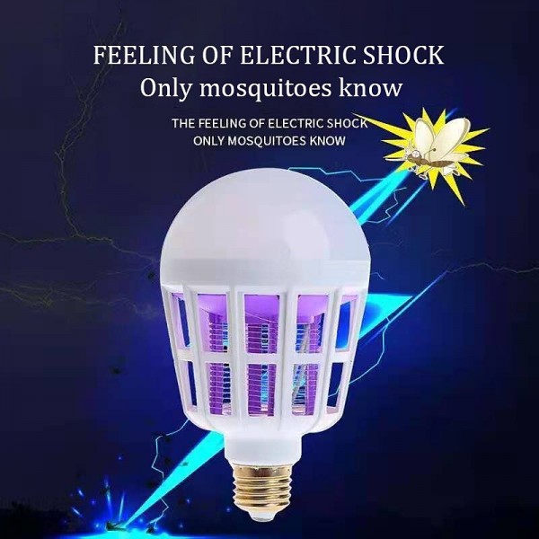 Bug Zapper Light Bulbs 15W AC110/220V LED Mosquito Killer Bulb E27 LED Bulb Home Lighting Bug Zapper Trap Lamp Insect Anti Mosquito Repeller Light Bug Zapper Light Bulbs 15W AC110/220V LED Mosquito Killer Bulb E27 LED Bulb Home Lighting Bug Zapper Trap Lamp Insect Anti Mosquito Repeller Light