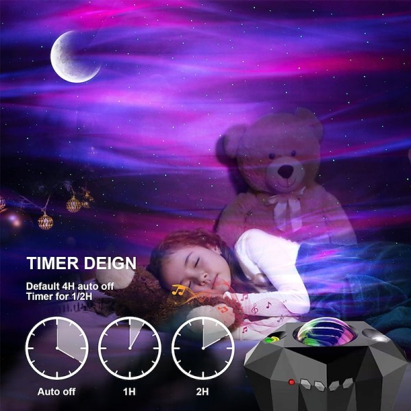 Aurora Galaxy Projector Light Star Projection with Music Speaker Night Light Projector with Moon Northern Lights Projector for Bedroom/Gaming Room/Home Theater/Ceiling Aurora Galaxy Projector Light Star Projection with Music Speaker Night Light Projector with Moon Northern Lights Projector for Bedroom/Gaming Room/Home Theater/Ceiling