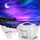 Aurora Galaxy Projector Light Star Projection with Music Speaker Night Light Projector with Moon Northern Lights Projector for Bedroom/Gaming Room/Home Theater/Ceiling Aurora Galaxy Projector Light Star Projection with Music Speaker Night Light Projector with Moon Northern Lights Projector for Bedroom/Gaming Room/Home Theater/Ceiling