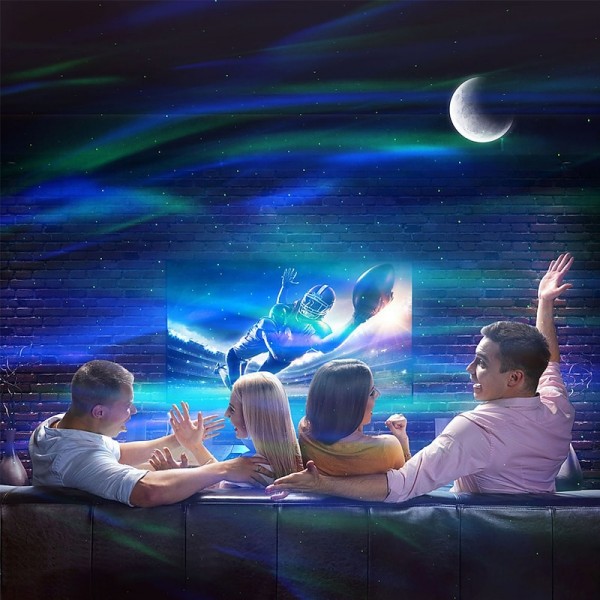 Aurora Galaxy Projector Light Star Projection with Music Speaker Night Light Projector with Moon Northern Lights Projector for Bedroom/Gaming Room/Home Theater/Ceiling Aurora Galaxy Projector Light Star Projection with Music Speaker Night Light Projector with Moon Northern Lights Projector for Bedroom/Gaming Room/Home Theater/Ceiling
