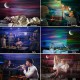 Aurora Galaxy Projector Light Star Projection with Music Speaker Night Light Projector with Moon Northern Lights Projector for Bedroom/Gaming Room/Home Theater/Ceiling Aurora Galaxy Projector Light Star Projection with Music Speaker Night Light Projector with Moon Northern Lights Projector for Bedroom/Gaming Room/Home Theater/Ceiling