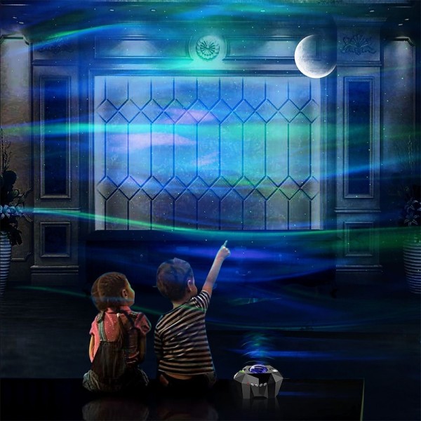 Aurora Galaxy Projector Light Star Projection with Music Speaker Night Light Projector with Moon Northern Lights Projector for Bedroom/Gaming Room/Home Theater/Ceiling Aurora Galaxy Projector Light Star Projection with Music Speaker Night Light Projector with Moon Northern Lights Projector for Bedroom/Gaming Room/Home Theater/Ceiling
