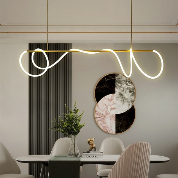 LED Pendant Light Note style Nordic Design Modern Simple American Light Luxury Bar Lighting Creative Net Red Long Living Room Restaurant Lamps LED Pendant Light Note style Nordic Design Modern Simple American Light Luxury Bar Lighting Creative Net Red Long Living Room Restaurant Lamps