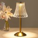 Crystal Cordless Table Lamp Nordic Style Skirt Modeling Bedroom Decoration Creative Atmosphere, Rechargeable Night Lamp Three Dimming Modes with USB Power Supply Crystal Cordless Table Lamp Nordic Style Skirt Modeling Bedroom Decoration Creative Atmosphere, Rechargeable Night Lamp Three Dimming Modes with USB Power Supply