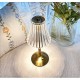 Crystal Cordless Table Lamp Nordic Style Skirt Modeling Bedroom Decoration Creative Atmosphere, Rechargeable Night Lamp Three Dimming Modes with USB Power Supply Crystal Cordless Table Lamp Nordic Style Skirt Modeling Bedroom Decoration Creative Atmosphere, Rechargeable Night Lamp Three Dimming Modes with USB Power Supply