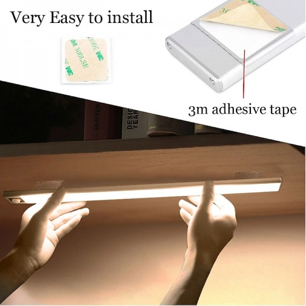 LED Night Lights Motion Sensor USB Rechargeable Ultra-Thin Kitchen Cabinet Closet Lamp PIR Motion Sensor Wireless Night Lamp Bedroom Corridor Passageway Dormitory Lighting LED Night Lights Motion Sensor USB Rechargeable Ultra-Thin Kitchen Cabinet Closet Lamp PIR Motion Sensor Wireless Night Lamp Bedroom Corridor Passageway Dormitory Lighting