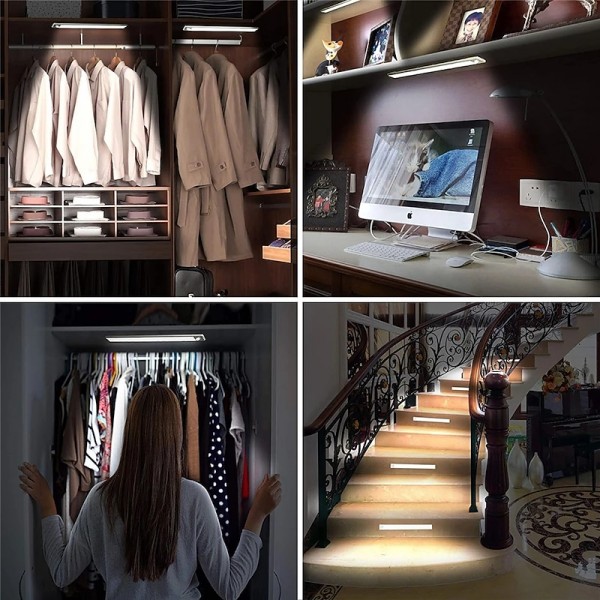 LED Night Lights Motion Sensor USB Rechargeable Ultra-Thin Kitchen Cabinet Closet Lamp PIR Motion Sensor Wireless Night Lamp Bedroom Corridor Passageway Dormitory Lighting LED Night Lights Motion Sensor USB Rechargeable Ultra-Thin Kitchen Cabinet Closet Lamp PIR Motion Sensor Wireless Night Lamp Bedroom Corridor Passageway Dormitory Lighting