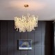 LED Chandeliers Modern Luxury, 60cm Gold Crystal for Home Interiors Kitchen Bedroom Iron Art Tree Branch Lamp Creative Lamp Light 85-265V LED Chandeliers Modern Luxury, 60cm Gold Crystal for Home Interiors Kitchen Bedroom Iron Art Tree Branch Lamp Creative Lamp Light 85-265V