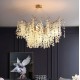 LED Chandeliers Modern Luxury, 60cm Gold Crystal for Home Interiors Kitchen Bedroom Iron Art Tree Branch Lamp Creative Lamp Light 85-265V LED Chandeliers Modern Luxury, 60cm Gold Crystal for Home Interiors Kitchen Bedroom Iron Art Tree Branch Lamp Creative Lamp Light 85-265V