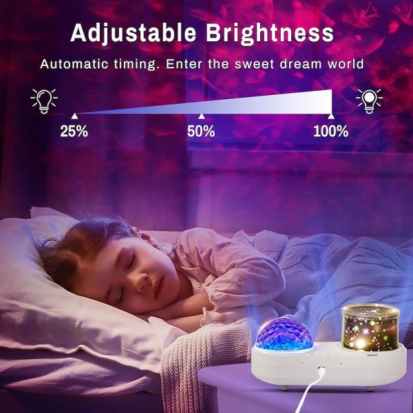 Ocean Light Projector for Bedroom 360 Degree Rotating Night Lights Projector 6 Colors Double-Layer Stereo Projection Effect Galaxy Projection Night Light Kids Toys Birthday Ocean Light Projector for Bedroom 360 Degree Rotating Night Lights Projector 6 Colors Double-Layer Stereo Projection Effect Galaxy Projection Night Light Kids Toys Birthday