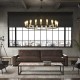 LED Chandelier Black on Wheels 20-Light Large Round Rustic Countryside Chandelier Industrial Light Fixture for Dining Room Living Room Kitchen Island Foyer Hallway LED Chandelier Black on Wheels 20-Light Large Round Rustic Countryside Chandelier Industrial Light Fixture for Dining Room Living Room Kitchen Island Foyer Hallway