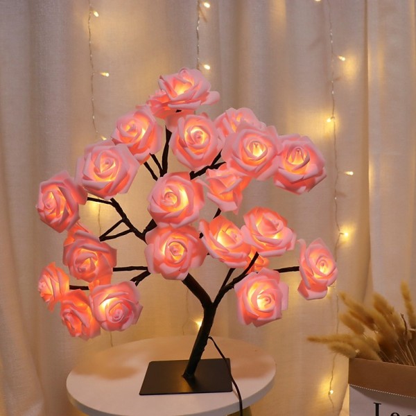 LED Rose Flower Table Lamp Valentine Tree Fairy Lights 24LED Rose Flower Tree Lights Valentine's Day USB Table Lamp Fairy Maple Leaf Night Light Home Party Christmas Wedding Bedroom Decoration Gift LED Rose Flower Table Lamp Valentine Tree Fairy Lights 24LED Rose Flower Tree Lights Valentine's Day USB Table Lamp Fairy Maple Leaf Night Light Home Party Christmas Wedding Bedroom Decoration Gift