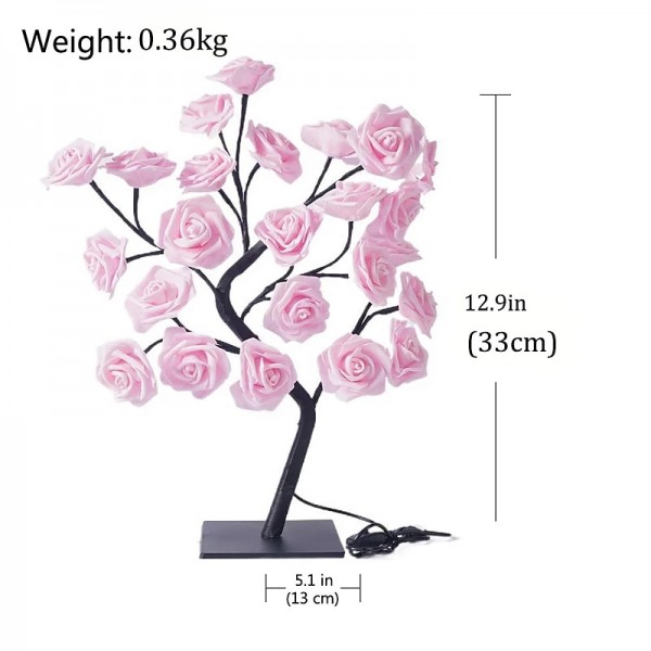 LED Rose Flower Table Lamp Valentine Tree Fairy Lights 24LED Rose Flower Tree Lights Valentine's Day USB Table Lamp Fairy Maple Leaf Night Light Home Party Christmas Wedding Bedroom Decoration Gift LED Rose Flower Table Lamp Valentine Tree Fairy Lights 24LED Rose Flower Tree Lights Valentine's Day USB Table Lamp Fairy Maple Leaf Night Light Home Party Christmas Wedding Bedroom Decoration Gift
