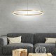 LED Pendant Light 40/60/80cm 1-Light Ring Circle Design Dimmable Aluminum Painted Finishes Luxurious Modern Style Dining Room Bedroom Pendant Lamps 110-240V ONLY DIMMABLE WITH REMOTE CONTROL LED Pendant Light 40/60/80cm 1-Light Ring Circle Design Dimmable Aluminum Painted Finishes Luxurious Modern Style Dining Room Bedroom Pendant Lamps 110-240V ONLY DIMMABLE WITH REMOTE CONTROL