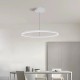 LED Pendant Light 40/60/80cm 1-Light Ring Circle Design Dimmable Aluminum Painted Finishes Luxurious Modern Style Dining Room Bedroom Pendant Lamps 110-240V ONLY DIMMABLE WITH REMOTE CONTROL LED Pendant Light 40/60/80cm 1-Light Ring Circle Design Dimmable Aluminum Painted Finishes Luxurious Modern Style Dining Room Bedroom Pendant Lamps 110-240V ONLY DIMMABLE WITH REMOTE CONTROL