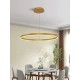 LED Pendant Light 40/60/80cm 1-Light Ring Circle Design Dimmable Aluminum Painted Finishes Luxurious Modern Style Dining Room Bedroom Pendant Lamps 110-240V ONLY DIMMABLE WITH REMOTE CONTROL LED Pendant Light 40/60/80cm 1-Light Ring Circle Design Dimmable Aluminum Painted Finishes Luxurious Modern Style Dining Room Bedroom Pendant Lamps 110-240V ONLY DIMMABLE WITH REMOTE CONTROL