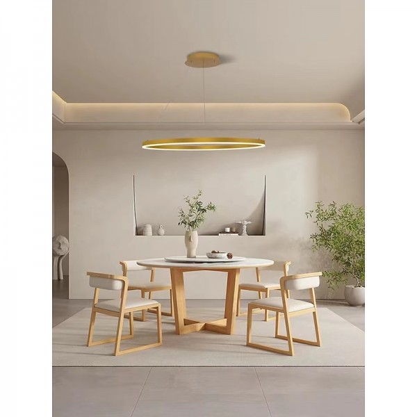 LED Pendant Light 40/60/80cm 1-Light Ring Circle Design Dimmable Aluminum Painted Finishes Luxurious Modern Style Dining Room Bedroom Pendant Lamps 110-240V ONLY DIMMABLE WITH REMOTE CONTROL LED Pendant Light 40/60/80cm 1-Light Ring Circle Design Dimmable Aluminum Painted Finishes Luxurious Modern Style Dining Room Bedroom Pendant Lamps 110-240V ONLY DIMMABLE WITH REMOTE CONTROL