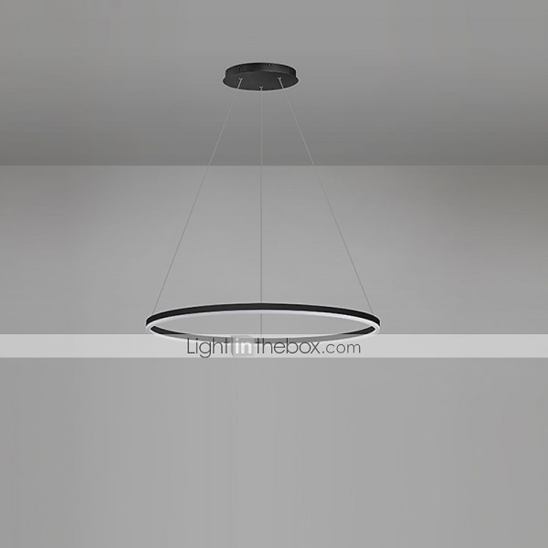 LED Pendant Light 40/60/80cm 1-Light Ring Circle Design Dimmable Aluminum Painted Finishes Luxurious Modern Style Dining Room Bedroom Pendant Lamps 110-240V ONLY DIMMABLE WITH REMOTE CONTROL LED Pendant Light 40/60/80cm 1-Light Ring Circle Design Dimmable Aluminum Painted Finishes Luxurious Modern Style Dining Room Bedroom Pendant Lamps 110-240V ONLY DIMMABLE WITH REMOTE CONTROL
