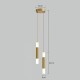 LED Pendant LIghts 2-Light Modern Kitchen Island Dimmable LED Modern Black Gold Mini Pendant Light, Bedroom Bedside Table Black Small Pendant Light