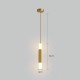 LED Pendant LIghts 2-Light Modern Kitchen Island Dimmable LED Modern Black Gold Mini Pendant Light, Bedroom Bedside Table Black Small Pendant Light