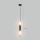 LED Pendant LIghts 2-Light Modern Kitchen Island Dimmable LED Modern Black Gold Mini Pendant Light, Bedroom Bedside Table Black Small Pendant Light