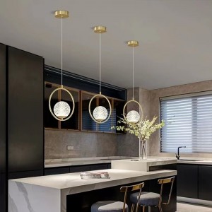 LED Pendant Light Chandeliers Ceiling Spherical Hanging Light G9 Indoor Light for Bedroom, Bathroom, Kitchen Living room Bar Restaurant Cord Adjustable