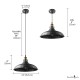 LED Pendant Light Hanging Ceiling Industrial Brushed Vintage Lampshade Bar Lighting ,Restaurant Lighting Antique Brushed Rustic Style Metal LED Pendant Light Hanging Ceiling Industrial Brushed Vintage Lampshade Bar Lighting ,Restaurant Lighting Antique Brushed Rustic Style Metal