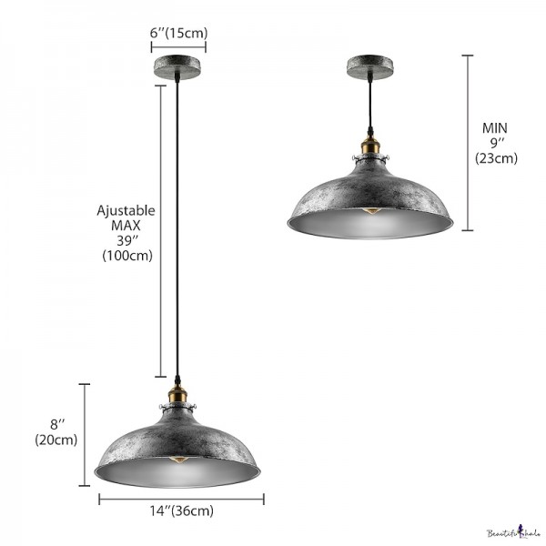 LED Pendant Light Hanging Ceiling Industrial Brushed Vintage Lampshade Bar Lighting ,Restaurant Lighting Antique Brushed Rustic Style Metal LED Pendant Light Hanging Ceiling Industrial Brushed Vintage Lampshade Bar Lighting ,Restaurant Lighting Antique Brushed Rustic Style Metal