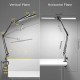 LED Reading Desk Lamp 24W Folding Swing Arm Desk Lamp with Clamp Dimmable Suitable for Workbench Home Eye Care Office Study Shustar LED Reading Desk Lamp 24W Folding Swing Arm Desk Lamp with Clamp Dimmable Suitable for Workbench Home Eye Care Office Study Shustar