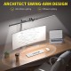 LED Reading Desk Lamp 24W Folding Swing Arm Desk Lamp with Clamp Dimmable Suitable for Workbench Home Eye Care Office Study Shustar LED Reading Desk Lamp 24W Folding Swing Arm Desk Lamp with Clamp Dimmable Suitable for Workbench Home Eye Care Office Study Shustar