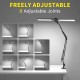 LED Reading Desk Lamp 24W Folding Swing Arm Desk Lamp with Clamp Dimmable Suitable for Workbench Home Eye Care Office Study Shustar LED Reading Desk Lamp 24W Folding Swing Arm Desk Lamp with Clamp Dimmable Suitable for Workbench Home Eye Care Office Study Shustar