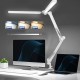 LED Reading Desk Lamp 24W Folding Swing Arm Desk Lamp with Clamp Dimmable Suitable for Workbench Home Eye Care Office Study Shustar LED Reading Desk Lamp 24W Folding Swing Arm Desk Lamp with Clamp Dimmable Suitable for Workbench Home Eye Care Office Study Shustar