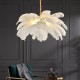 LED Pendant Light Chandelier Gorgeous Extra Large White Ostrich Feather Bouquet Pendant Light Romantic Mounted Lighting Fixture for Restaurant Bedroom Chain Adjustable LED Pendant Light Chandelier Gorgeous Extra Large White Ostrich Feather Bouquet Pendant Light Romantic Mounted Lighting Fixture for Restaurant Bedroom Chain Adjustable