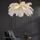 LED Pendant Light Chandelier Gorgeous Extra Large White Ostrich Feather Bouquet Pendant Light Romantic Mounted Lighting Fixture for Restaurant Bedroom Chain Adjustable LED Pendant Light Chandelier Gorgeous Extra Large White Ostrich Feather Bouquet Pendant Light Romantic Mounted Lighting Fixture for Restaurant Bedroom Chain Adjustable