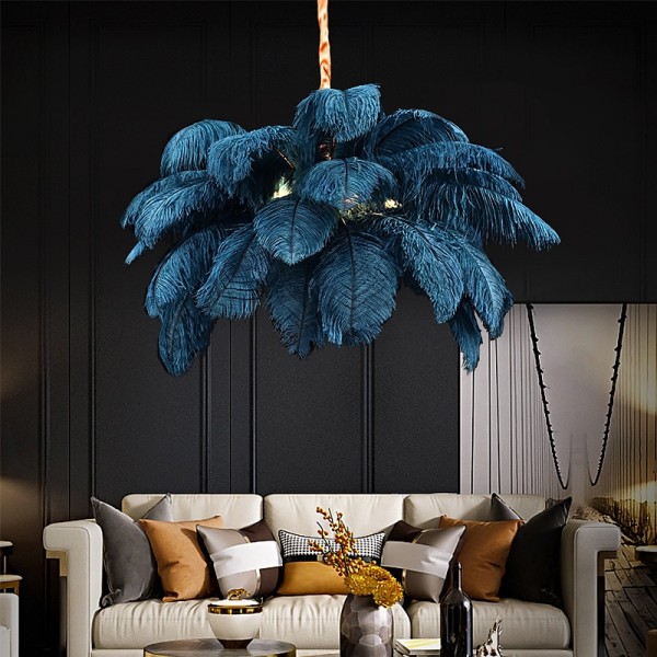 LED Pendant Light Chandelier Gorgeous Extra Large White Ostrich Feather Bouquet Pendant Light Romantic Mounted Lighting Fixture for Restaurant Bedroom Chain Adjustable LED Pendant Light Chandelier Gorgeous Extra Large White Ostrich Feather Bouquet Pendant Light Romantic Mounted Lighting Fixture for Restaurant Bedroom Chain Adjustable