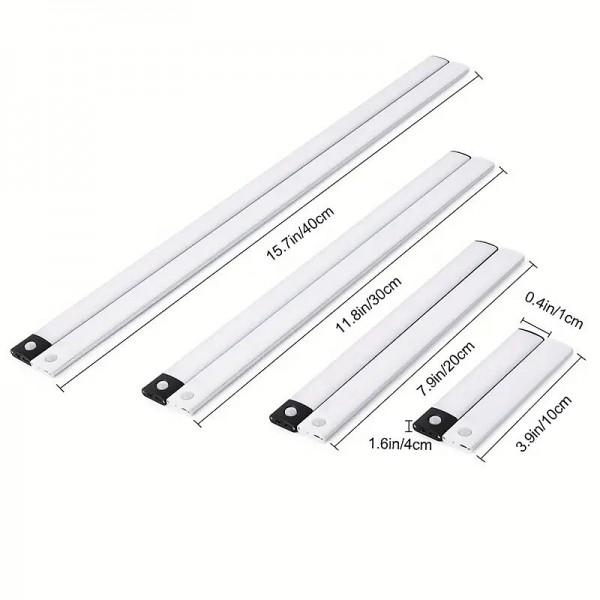 1pc LED Motion Sensor Cabinet Light Under Counter Closet Lighting Wireless Magnetic USB Rechargeable Kitchen Night Lights for Wardrobe Closets Cabinet Cupboard Stairs Corridor Shelf 1pc LED Motion Sensor Cabinet Light Under Counter Closet Lighting Wireless Magnetic USB Rechargeable Kitchen Night Lights for Wardrobe Closets Cabinet Cupboard Stairs Corridor Shelf