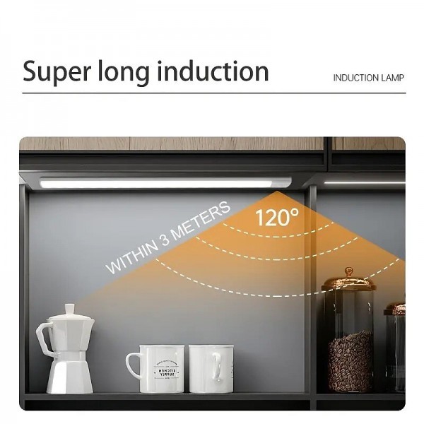 1pc LED Motion Sensor Cabinet Light Under Counter Closet Lighting Wireless Magnetic USB Rechargeable Kitchen Night Lights for Wardrobe Closets Cabinet Cupboard Stairs Corridor Shelf 1pc LED Motion Sensor Cabinet Light Under Counter Closet Lighting Wireless Magnetic USB Rechargeable Kitchen Night Lights for Wardrobe Closets Cabinet Cupboard Stairs Corridor Shelf