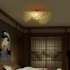 Bamboo Weaving  Ceiling Chandelier Retro Idyllic Style E26/E27 Chandelier Lighting is Applicable to Living Room Bedroom Restaurant Cafe Bar Restaurant Club