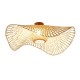 Bamboo Weaving  Ceiling Chandelier Retro Idyllic Style E26/E27 Chandelier Lighting is Applicable to Living Room Bedroom Restaurant Cafe Bar Restaurant Club