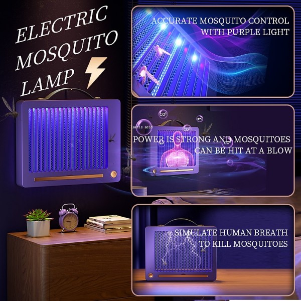Indoor UV Bug Zapper 360 Degree Mosquito Insect Killer for Moth Wasp Fly Use in Bedroom Kitchen Office Restaurant USB Power Supply Indoor UV Bug Zapper 360 Degree Mosquito Insect Killer for Moth Wasp Fly Use in Bedroom Kitchen Office Restaurant USB Power Supply