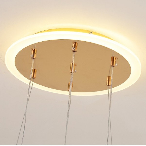 40 cm Dimmable Globe Design Cluster Design Pendant Light Metal Layered Inverted Painted Finishes Island Nordic Style 220-240V 40 cm Dimmable Globe Design Cluster Design Pendant Light Metal Layered Inverted Painted Finishes Island Nordic Style 220-240V