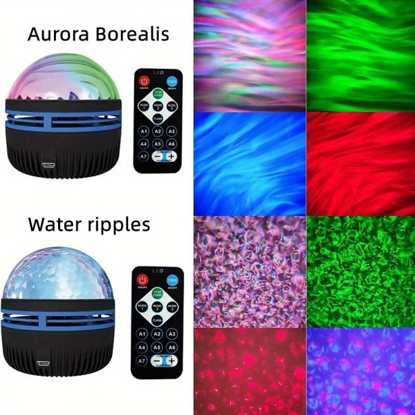 LED Starry Sky Projection Light Mini Remote Control Projector USB Plug-in Colorful Atmosphere Small Night Light LED Starry Sky Projection Light Mini Remote Control Projector USB Plug-in Colorful Atmosphere Small Night Light
