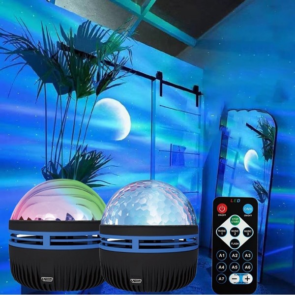 LED Starry Sky Projection Light Mini Remote Control Projector USB Plug-in Colorful Atmosphere Small Night Light LED Starry Sky Projection Light Mini Remote Control Projector USB Plug-in Colorful Atmosphere Small Night Light
