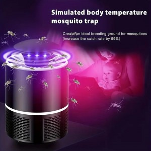 Bug Zapper Fruit Fly Trap Electric Mosquito Fly Suppressor Killer Insect Lure Trap Powerful Small Gnats Hanging Mosquito Light for Home Indoor Outdoor Patio Large Size