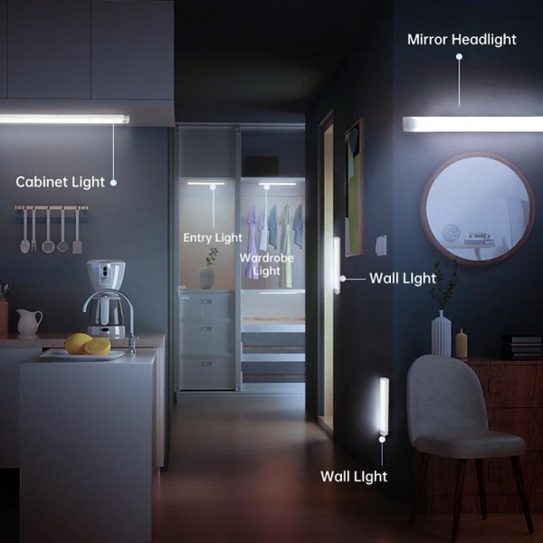 LED Night Light PIR Motion Sensor USB Rechargeable 10/20/30/50cm Closet Kitchen Cabinet Corridor Stair Lights Wireless Night Lamp LED Night Light PIR Motion Sensor USB Rechargeable 10/20/30/50cm Closet Kitchen Cabinet Corridor Stair Lights Wireless Night Lamp