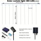 3*3M 300 LEDs Solar Curtain Light Outdoor Remote Control Light 8 Lighting Modes Fairy Lights IP65 Waterproof Leather Thread Lights Christmas Party Wedding Home Bedroom Garden Wall Decor 3*3M 300 LEDs Solar Curtain Light Outdoor Remote Control Light 8 Lighting Modes Fairy Lights IP65 Waterproof Leather Thread Lights Christmas Party Wedding Home Bedroom Garden Wall Decor