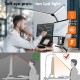 LED Double Head Desk Lamp 24W Brightest Architect Double Swing-arm Table Lamps for Workbench, Monitor, Home Reading, Offices, Bedrooms and Dormitories LED Double Head Desk Lamp 24W Brightest Architect Double Swing-arm Table Lamps for Workbench, Monitor, Home Reading, Offices, Bedrooms and Dormitories