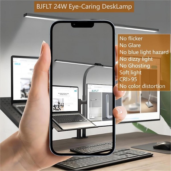 LED Double Head Desk Lamp 24W Brightest Architect Double Swing-arm Table Lamps for Workbench, Monitor, Home Reading, Offices, Bedrooms and Dormitories LED Double Head Desk Lamp 24W Brightest Architect Double Swing-arm Table Lamps for Workbench, Monitor, Home Reading, Offices, Bedrooms and Dormitories