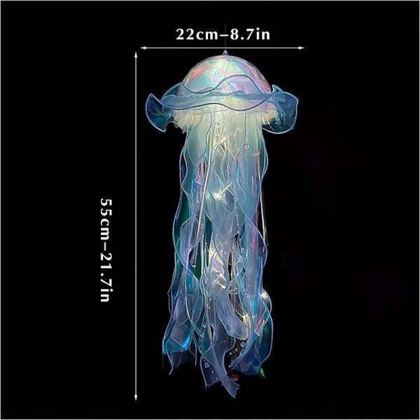 Colorful Jellyfish Lamp Decoration Lantern Modern Jellyfish Design Decorative Lantern For Party Kids Best Gifts For Girls Colorful Jellyfish Lamp Decoration Lantern Modern Jellyfish Design Decorative Lantern For Party Kids Best Gifts For Girls